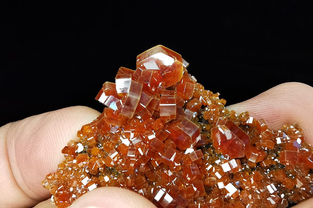 Mineral vanadinita de Marruecos